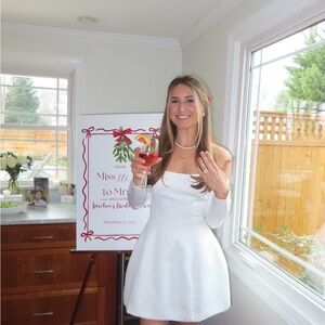 Elliatt Strapless White Dress